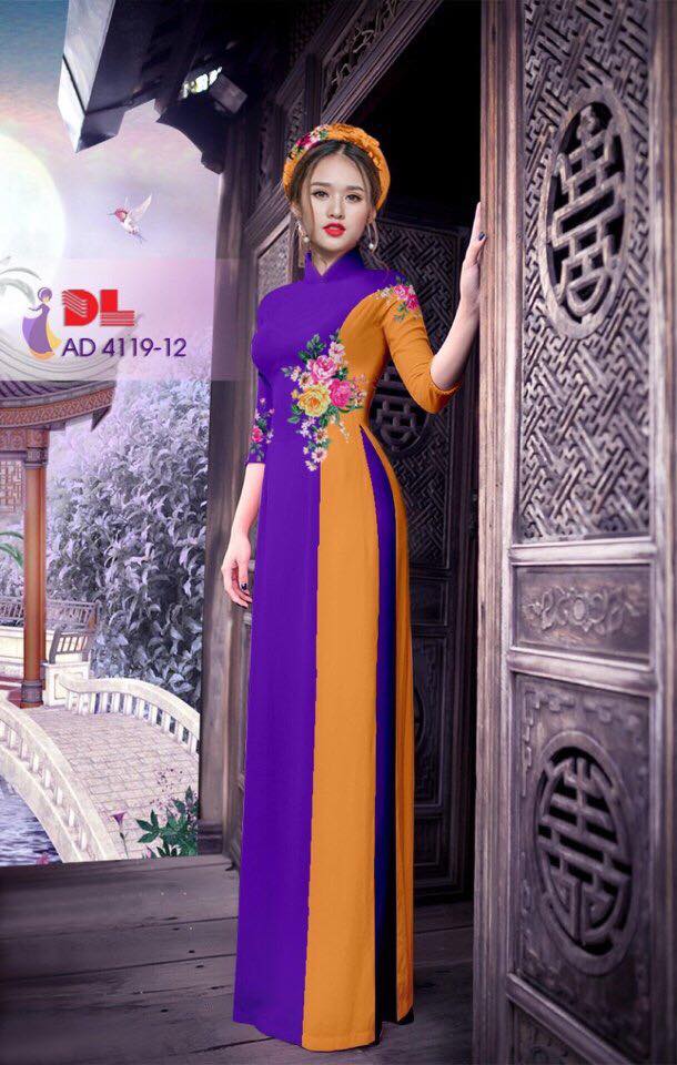 Áo Dài Lụa in 3d mới nhất
