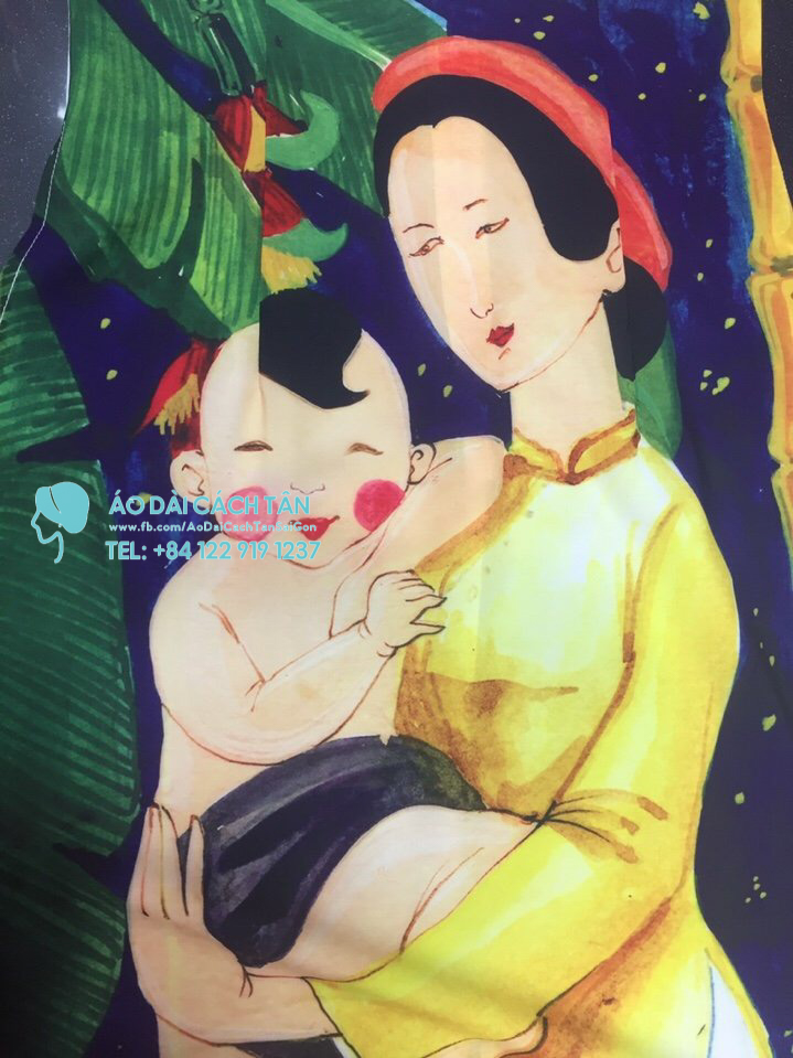 Áo dài truyền thống trẻ