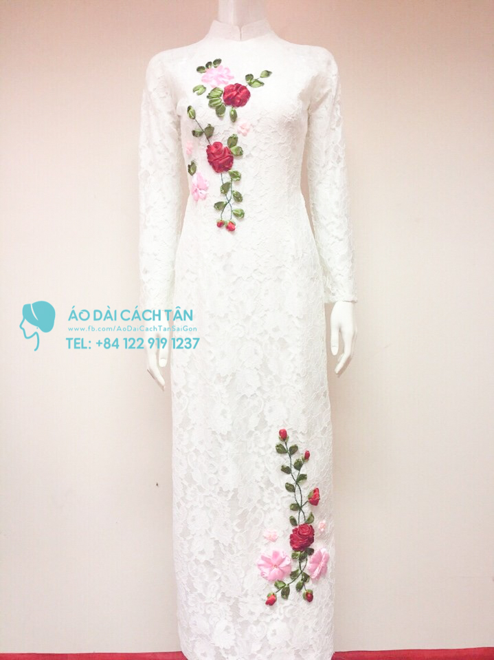 1Yd Viền Ren Thêu Hoa Ruy Băng Váy Cưới May May Viền DIY / Apparel Fabrics  & Textiles