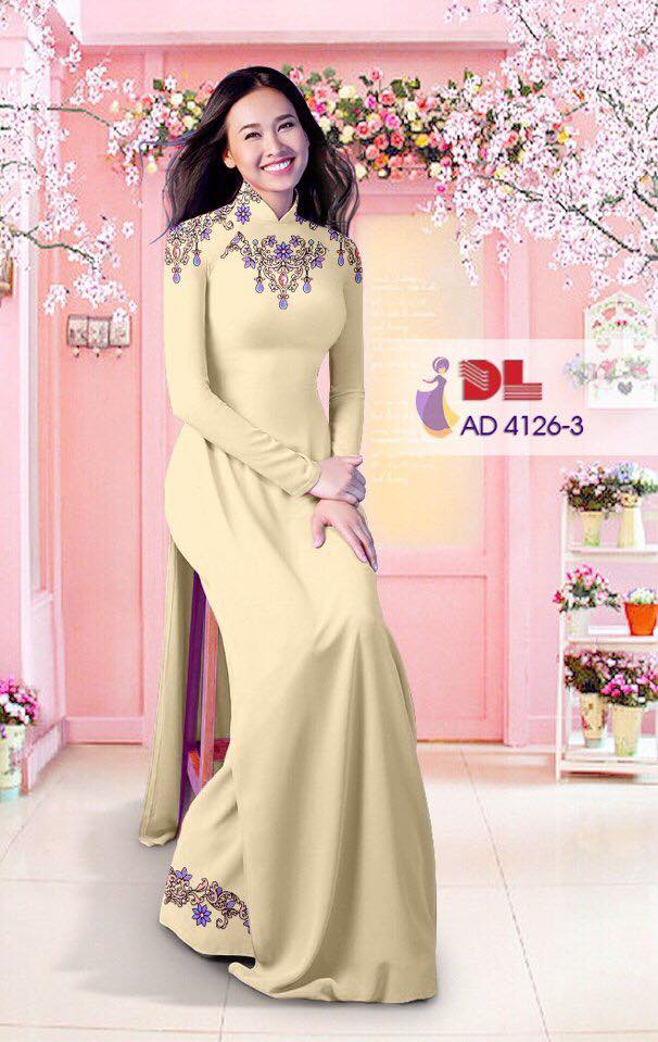 Áo Dài Lụa In 3D