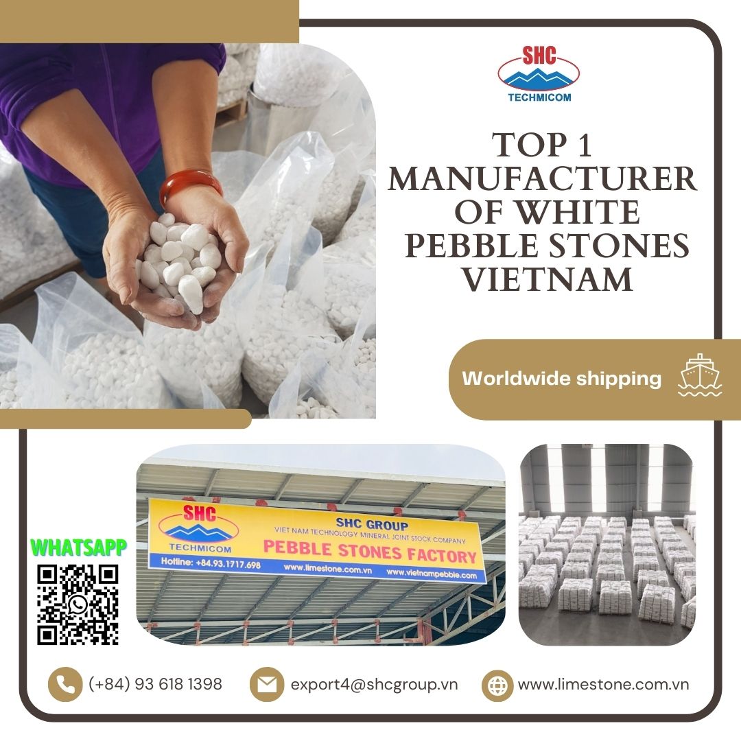 Snow White Pebble Stone for Landscaping