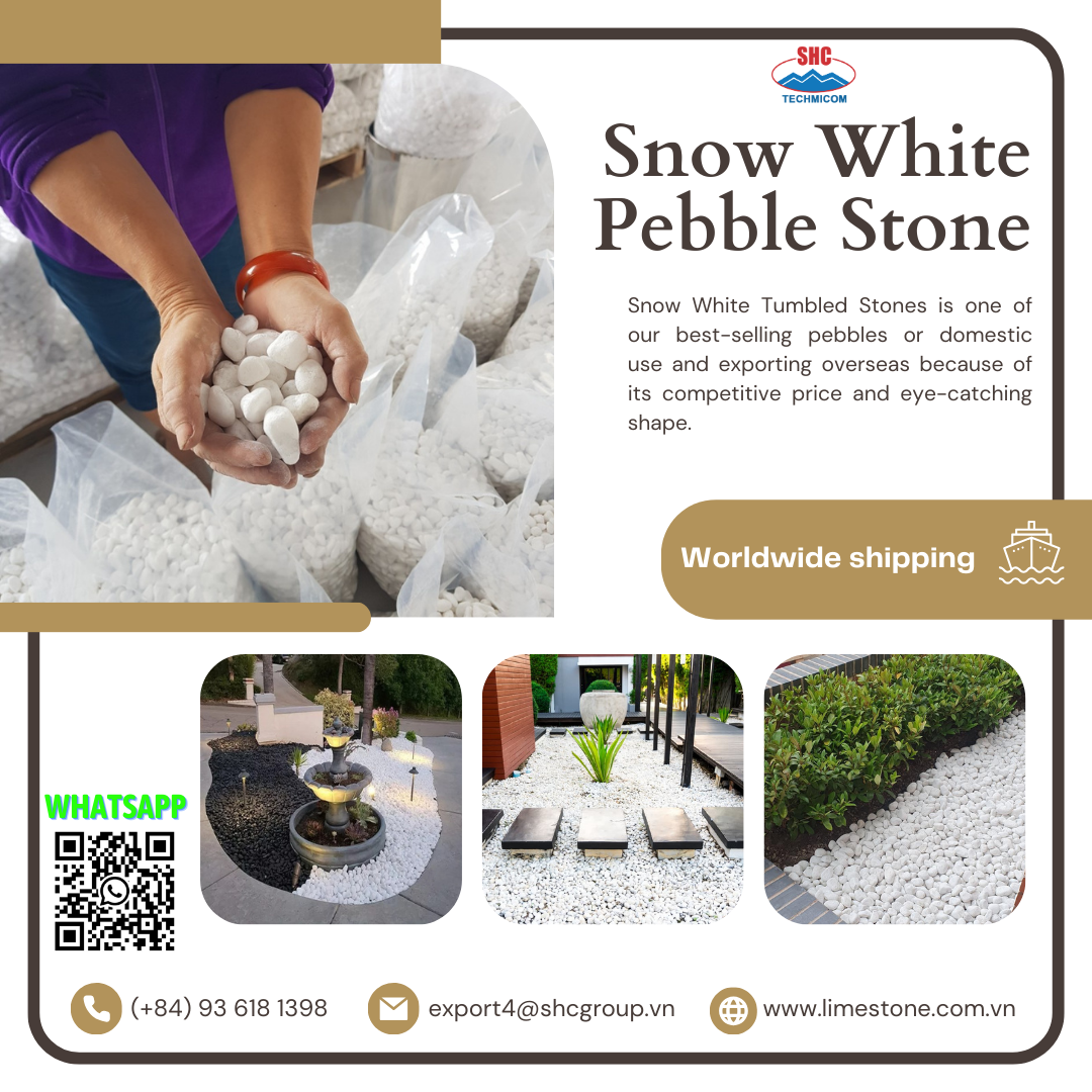 Experience in using gravel pebble stone for garden decoration