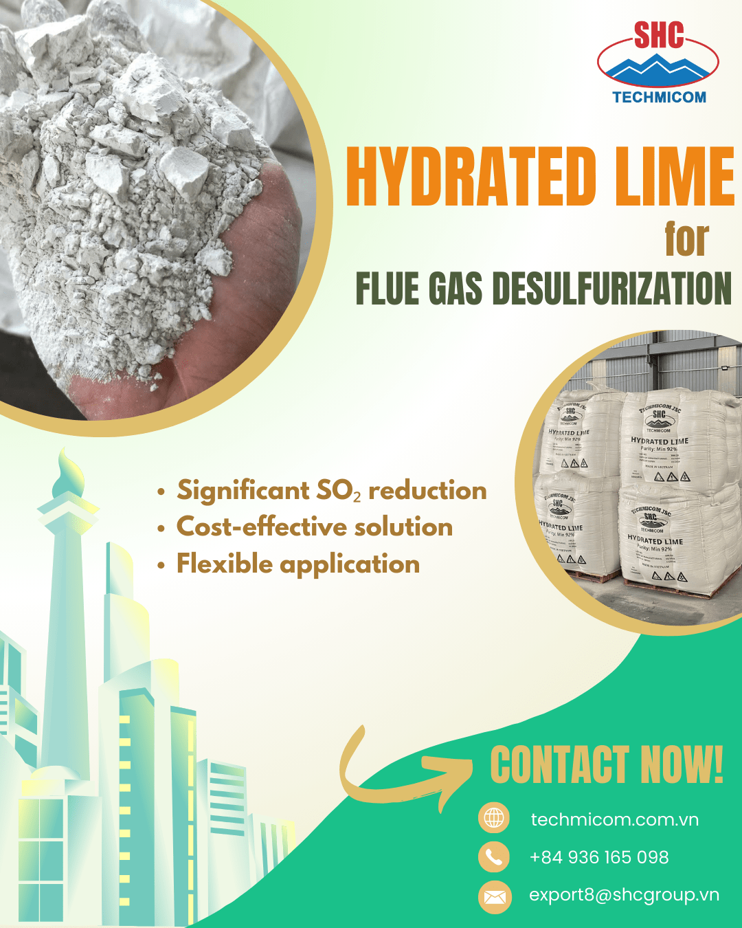 Hydrated Lime: A Proven Solution for Cleaner Air through Flue Gas Desulfurization