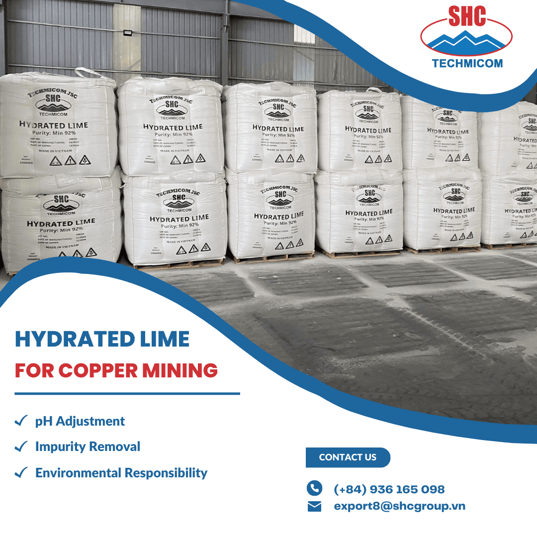 Hydrated lime in Copper Mining: Enhancing Process Efficiency and Environmental Stewardship