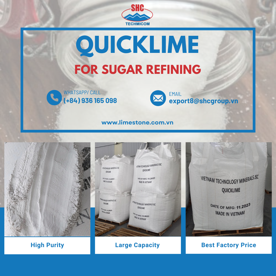Quicklime for Sugar Refining: Sweet science enhances Quality