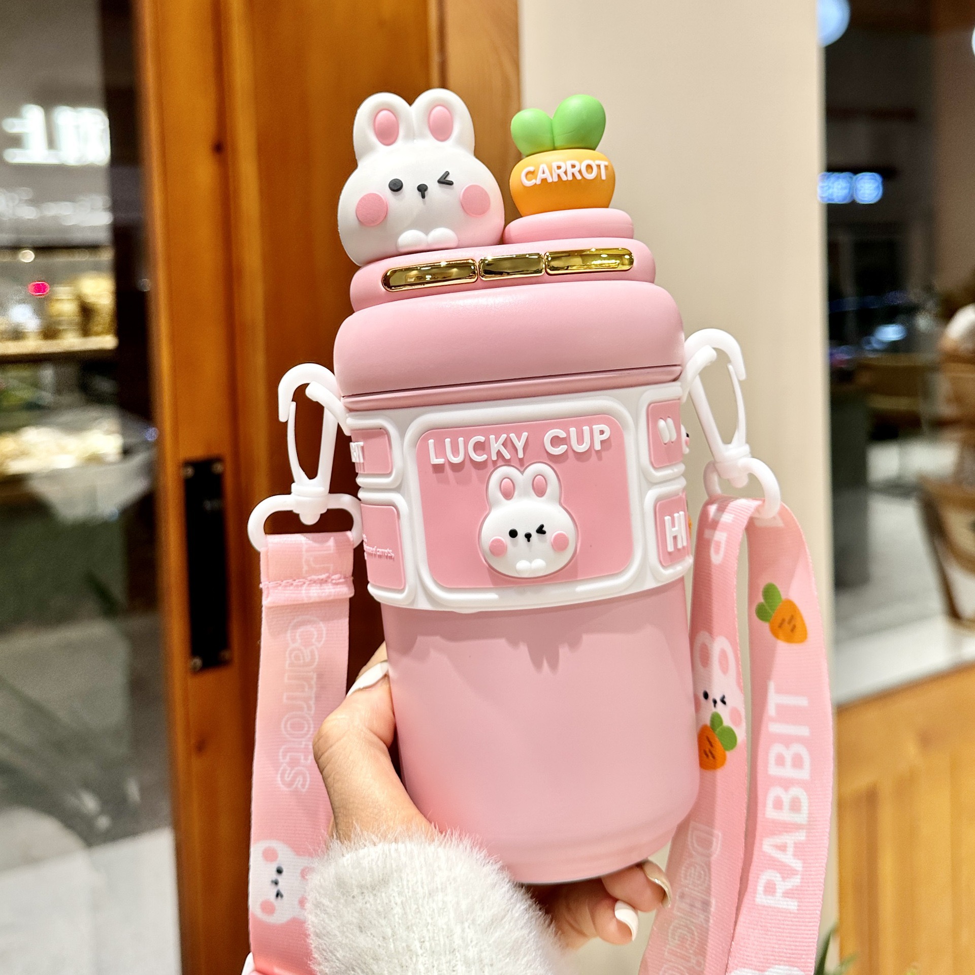 Bình giữ nhiệt 520ml, bình giữ nhiệt hoạt hình 