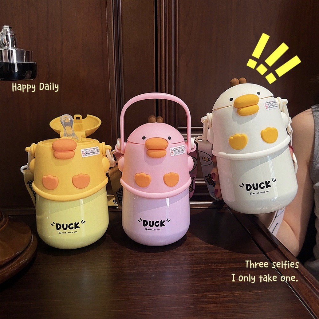 Bình giữ nhiệt cho bé, bình giữ nhiệt con vịt