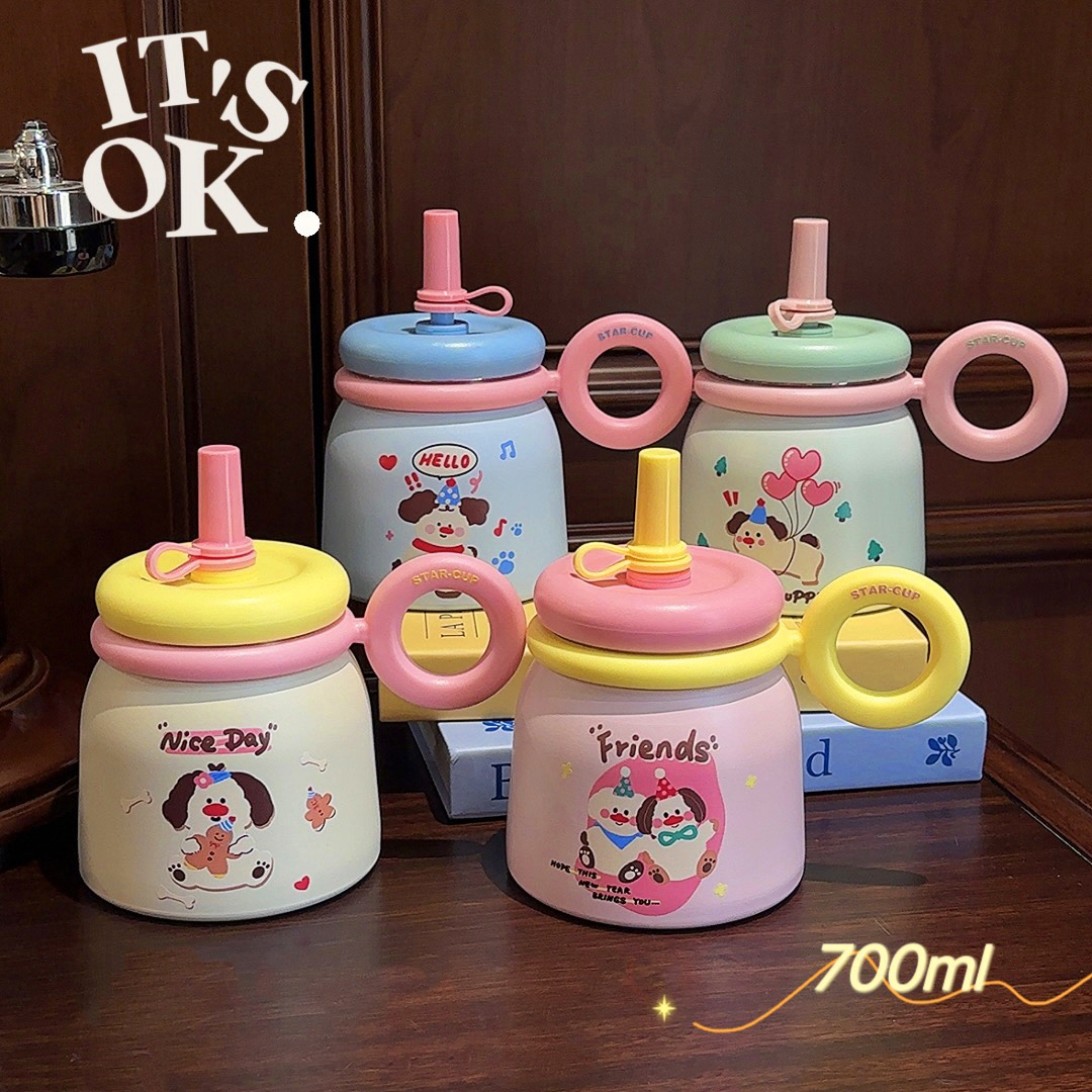 Bình giữ nhiệt 700ml, bình giữ nhiệt hoạt hình