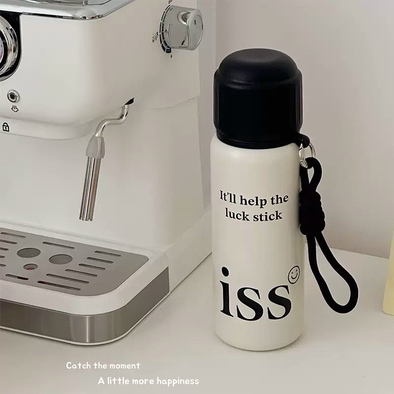 Bình giữ nhiệt cho bé, inox 316 chi bé đi học, có nắp cốc uống nước dễ thương, tiện dụng có quai cầm tay MF3ss