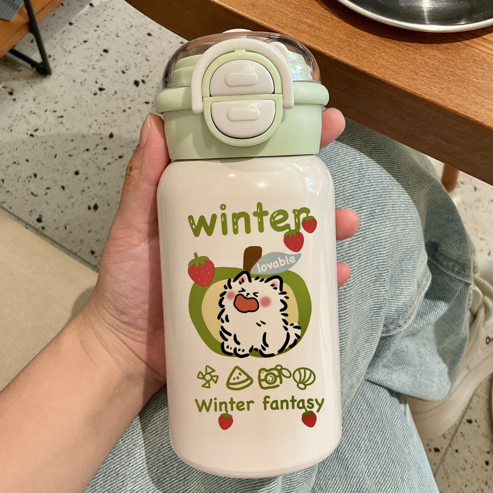 Bình giữ nhiệt inox 316ml, giữ nhiệt nóng lạnh roang silicon sạch sẽ tiện lợi dung tích 500ml BL-007