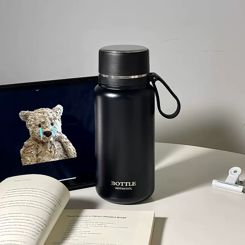 Bình nước giữ nhiệt dung tích 650ML inox sus 316, có lọc trà, chống tràn BN101