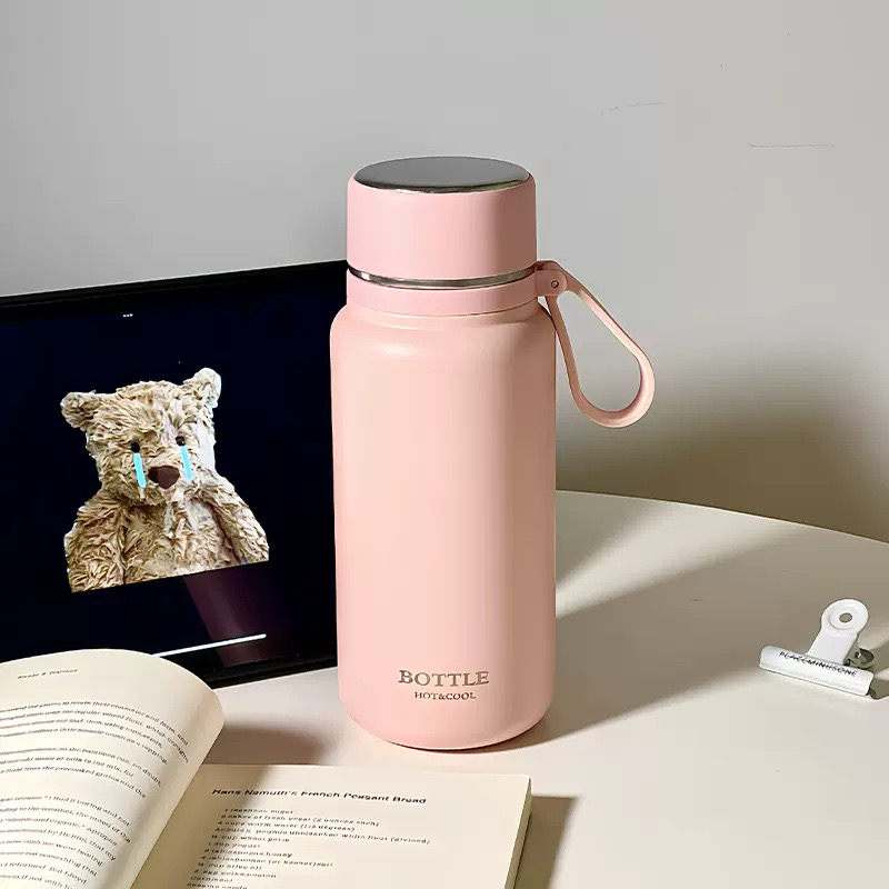 Bình nước giữ nhiệt dung tích 650ML inox sus 316, có lọc trà, chống tràn BN101