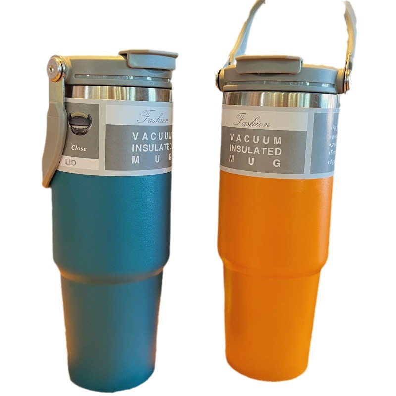 Cốc giữ nhiệt có quai cầm tay, cốc giữ nhiệt inox 304