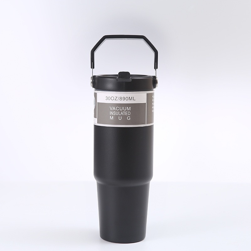Cốc giữ nhiệt có quai cầm tay, cốc giữ nhiệt inox 304