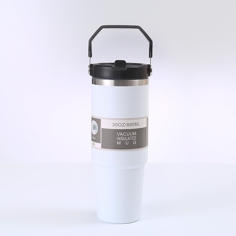 Cốc giữ nhiệt có quai cầm tay, cốc giữ nhiệt inox 304