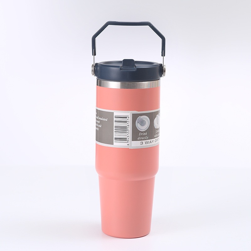 Cốc giữ nhiệt có quai cầm tay, cốc giữ nhiệt inox 304