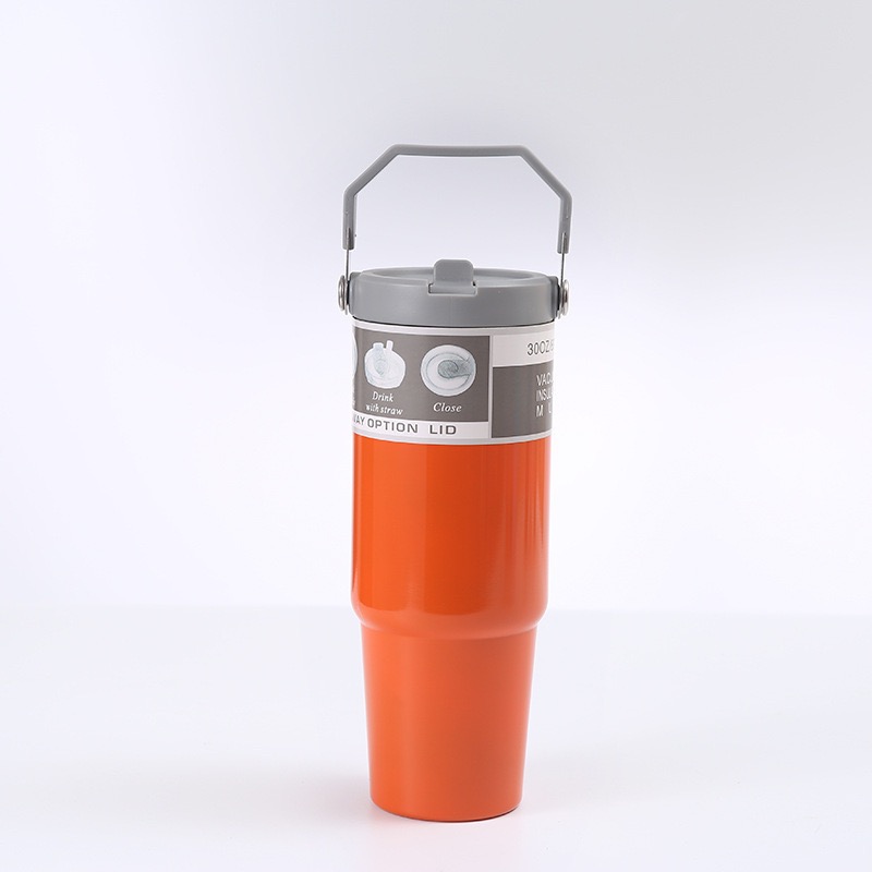 Cốc giữ nhiệt có quai cầm tay, cốc giữ nhiệt inox 304