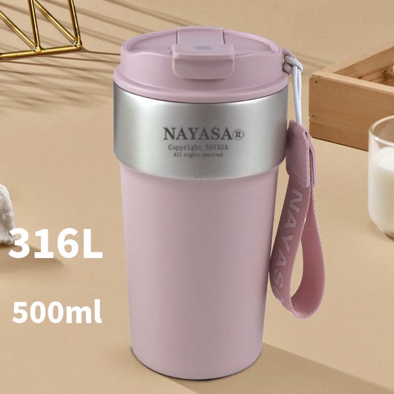 cốc giữ nhiệt basic, cốc giữ nhiệt inox 316