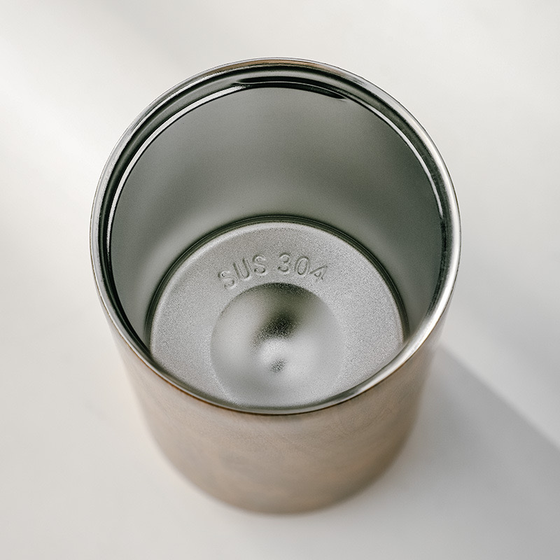 Cốc giữ nhiệt inox 304, cốc giữ nhiệt bọc vân gỗ