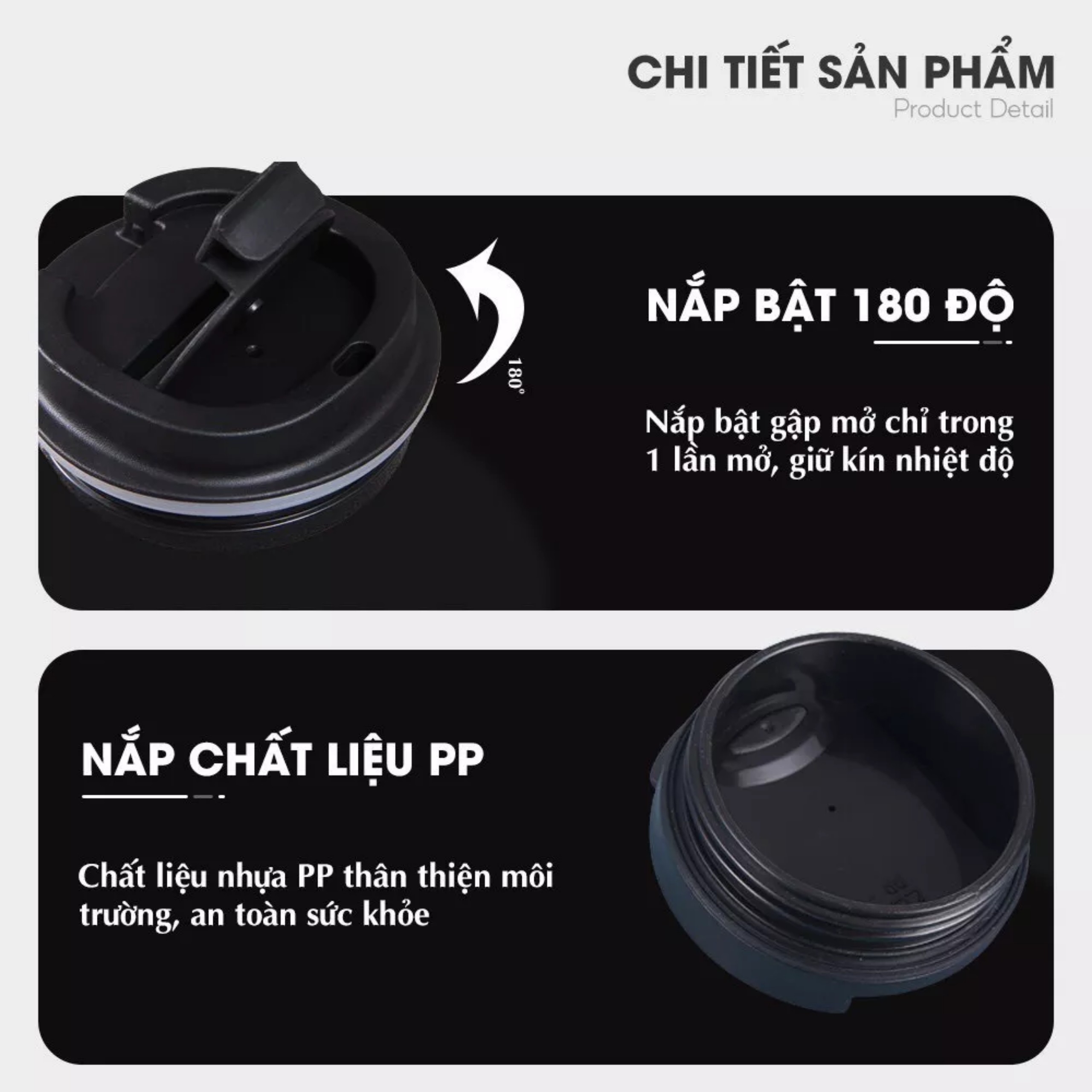 Cốc giữ nhiệt inox 304 COFFEE