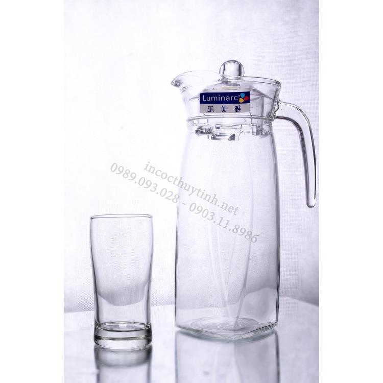 Bộ bình nước thủy tinh 014