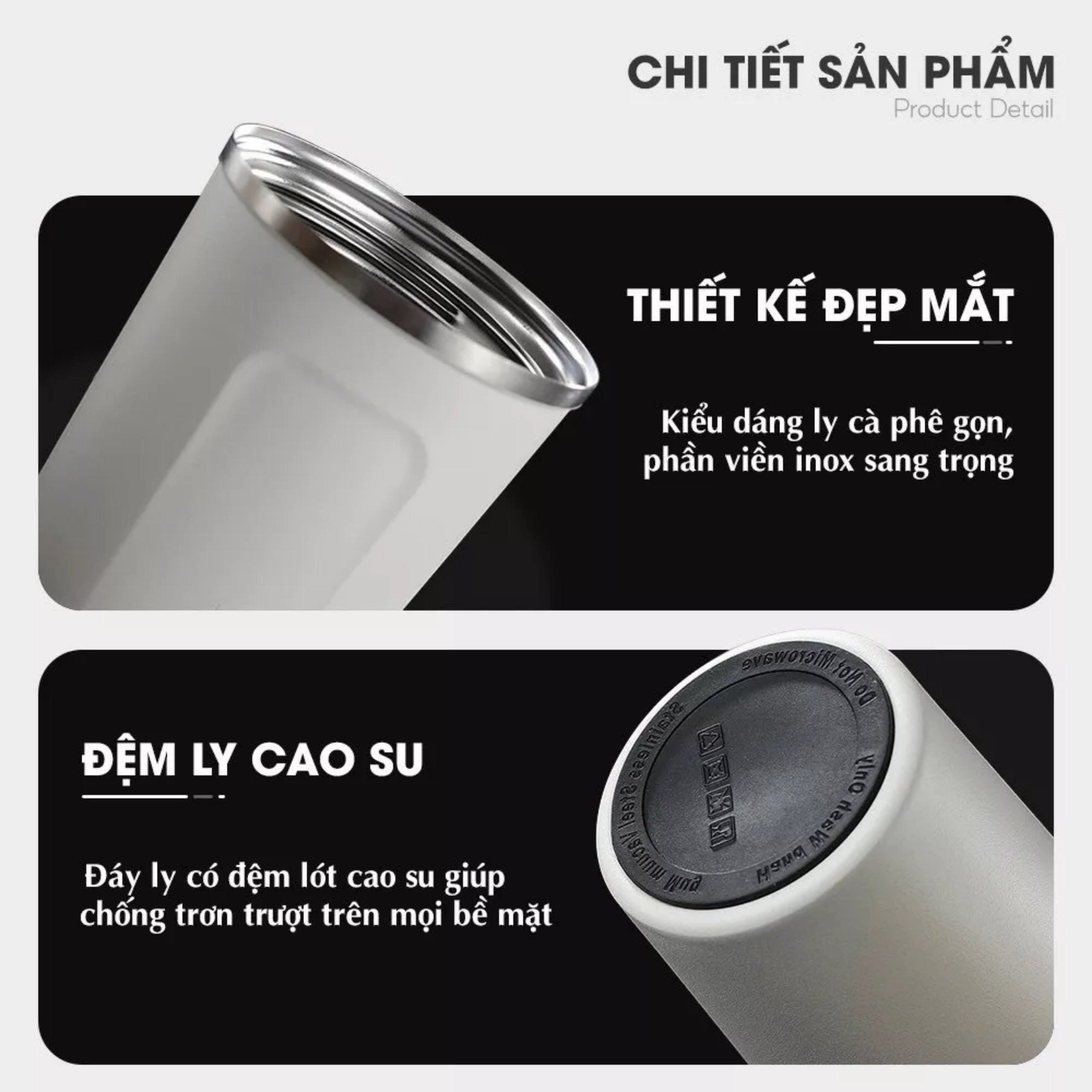 Cốc giữ nhiệt inox 304 COFFEE