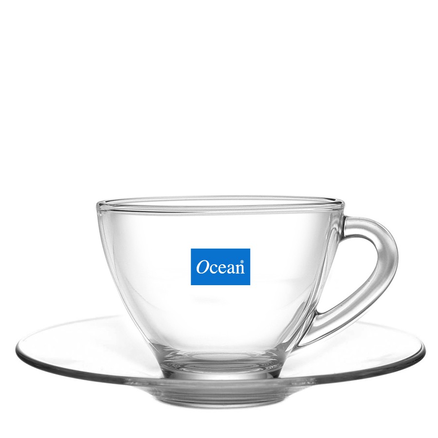 Cốc thủy tinh Ocean Bộ tách đĩa Cosmo Tea Cup P0640 + P0671