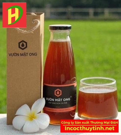 Chai thủy tinh 500ml thân bầu lùn