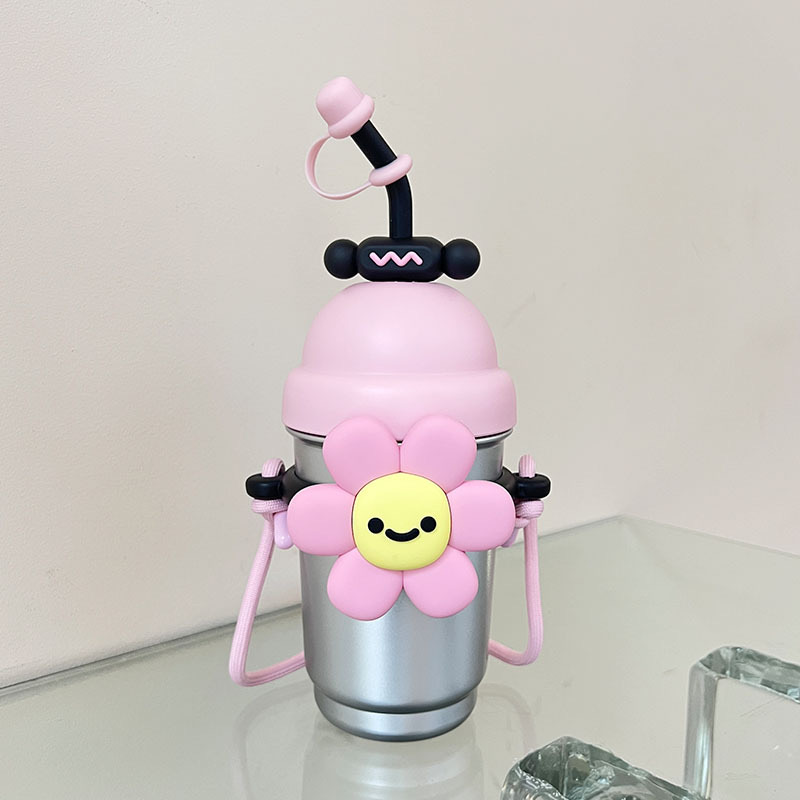 Bình giữ nhiệt chân không sticker sinh động inox 316 550ml MLH92