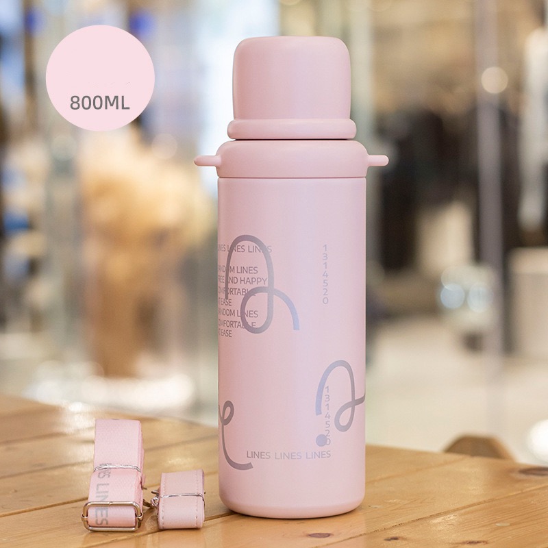 Bình Nước Giữ Nhiệt Hai Lớp Chân Không Inox 316 Dung Tích 500ml giữ nhiệt 24h NOTY-96