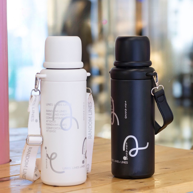 Bình Nước Giữ Nhiệt Hai Lớp Chân Không Inox 316 Dung Tích 500ml giữ nhiệt 24h NOTY-96
