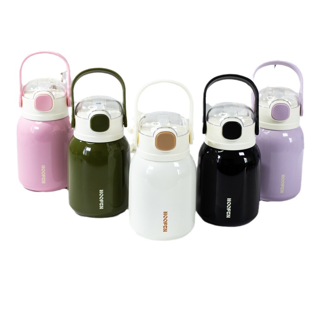 Bình giữ nhiệt thể tích 500ML có ống hút, bình nước giữ nhiệt  BN38