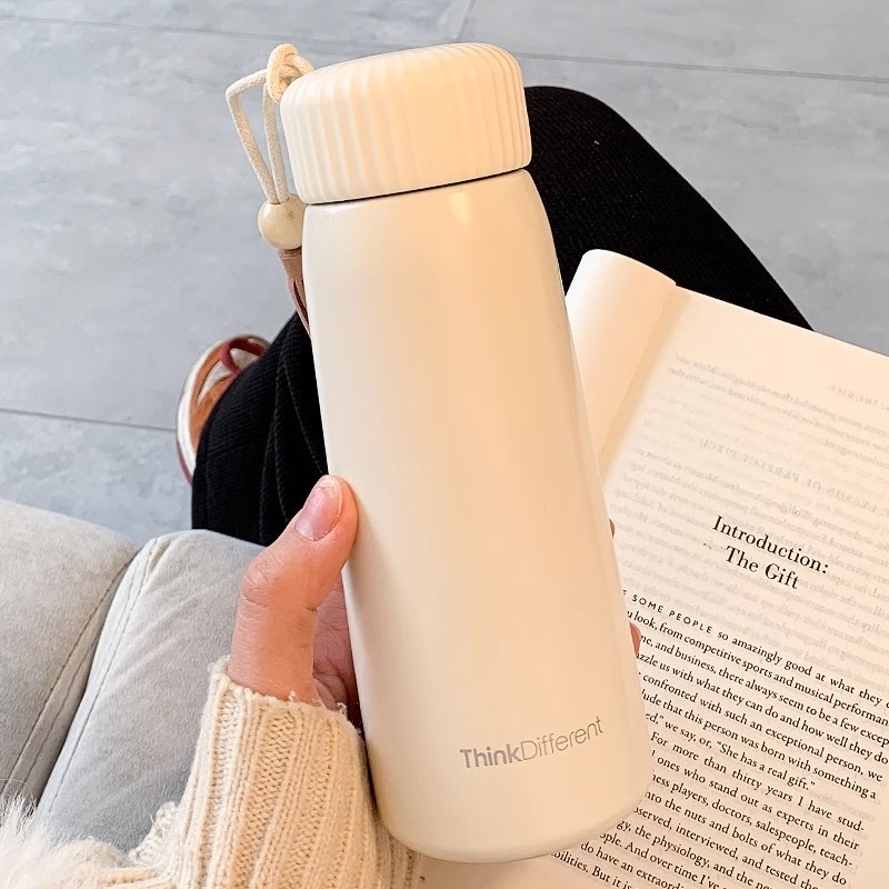 Bình Giữ Nhiệt 24h Thông Minh Kèm Cốc Uống, Ly Giữ Nhiệt 600ml/800ml Inox 316 Chống Gỉ An Toàn AHK0