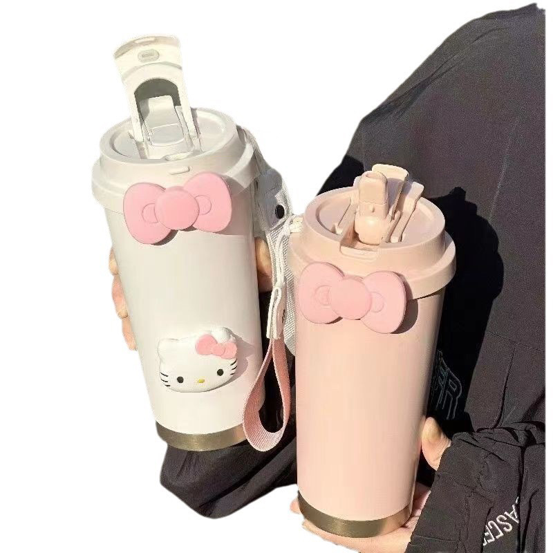 Ly nước Hello Kitty mẫu mới nhất 2024 inox 316 0328
