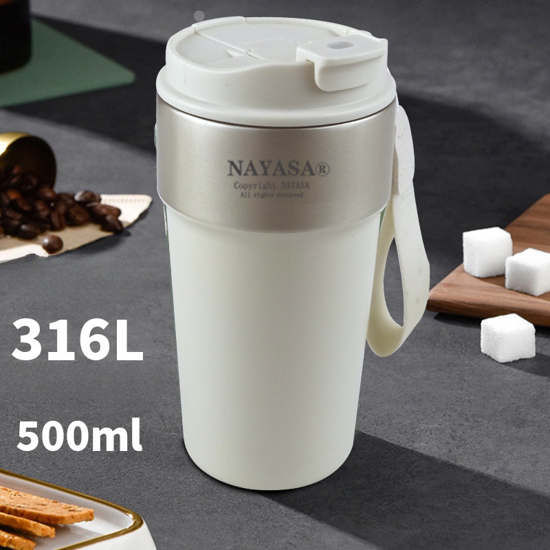 Cốc giữ nhiệt inox 316 gam màu basic SS0103