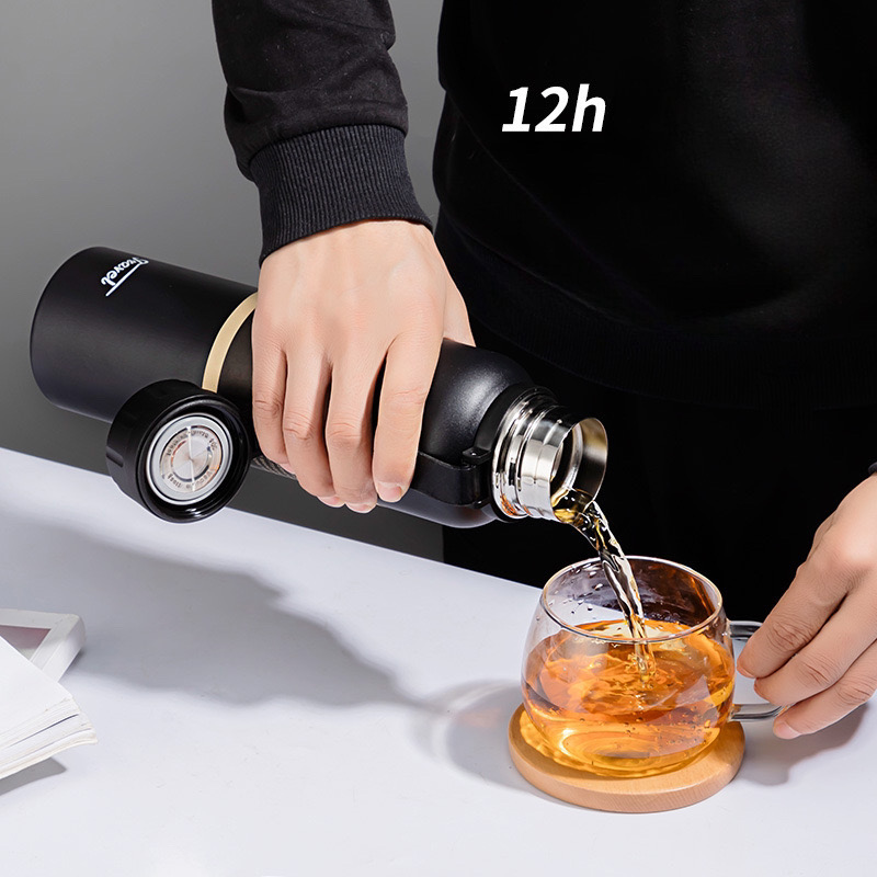 Bình giữ nhiệt chân không inox 304 có dây đeo di động POP34