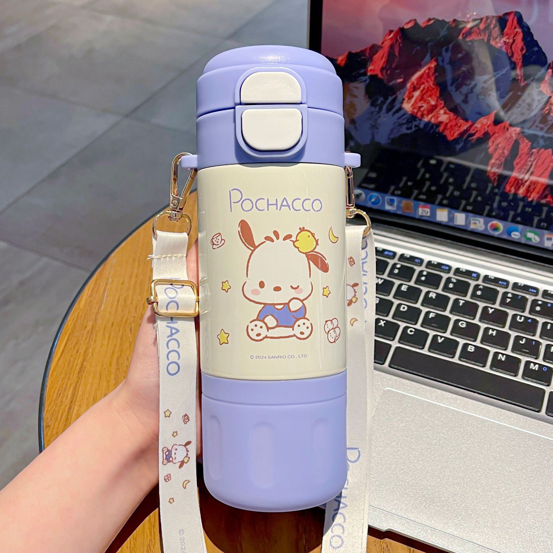 Bình giữ nhiệt inox 316 thiết kế nhân vật hoạt hình linh động 480ml CH-8180