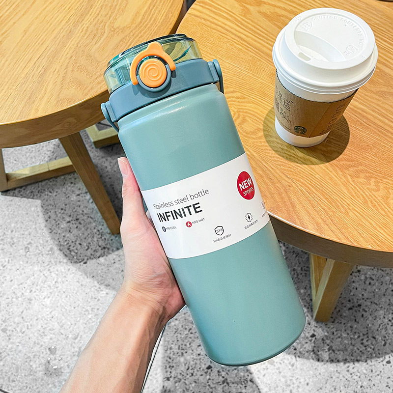 Cốc giữ nhiệt dung tích lớn phong cách Anh Quốc inox 316 EJ801