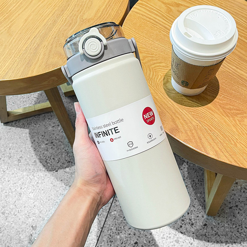 Cốc giữ nhiệt dung tích lớn phong cách Anh Quốc inox 316 EJ801