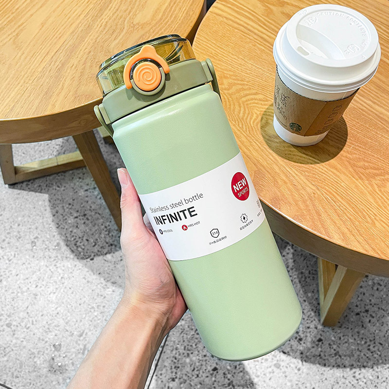 Cốc giữ nhiệt dung tích lớn phong cách Anh Quốc inox 316 EJ801