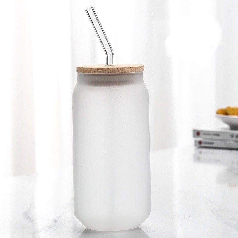 Cốc thủy tinh lon bia cao cấp Borosilicate 350ml, 500ml