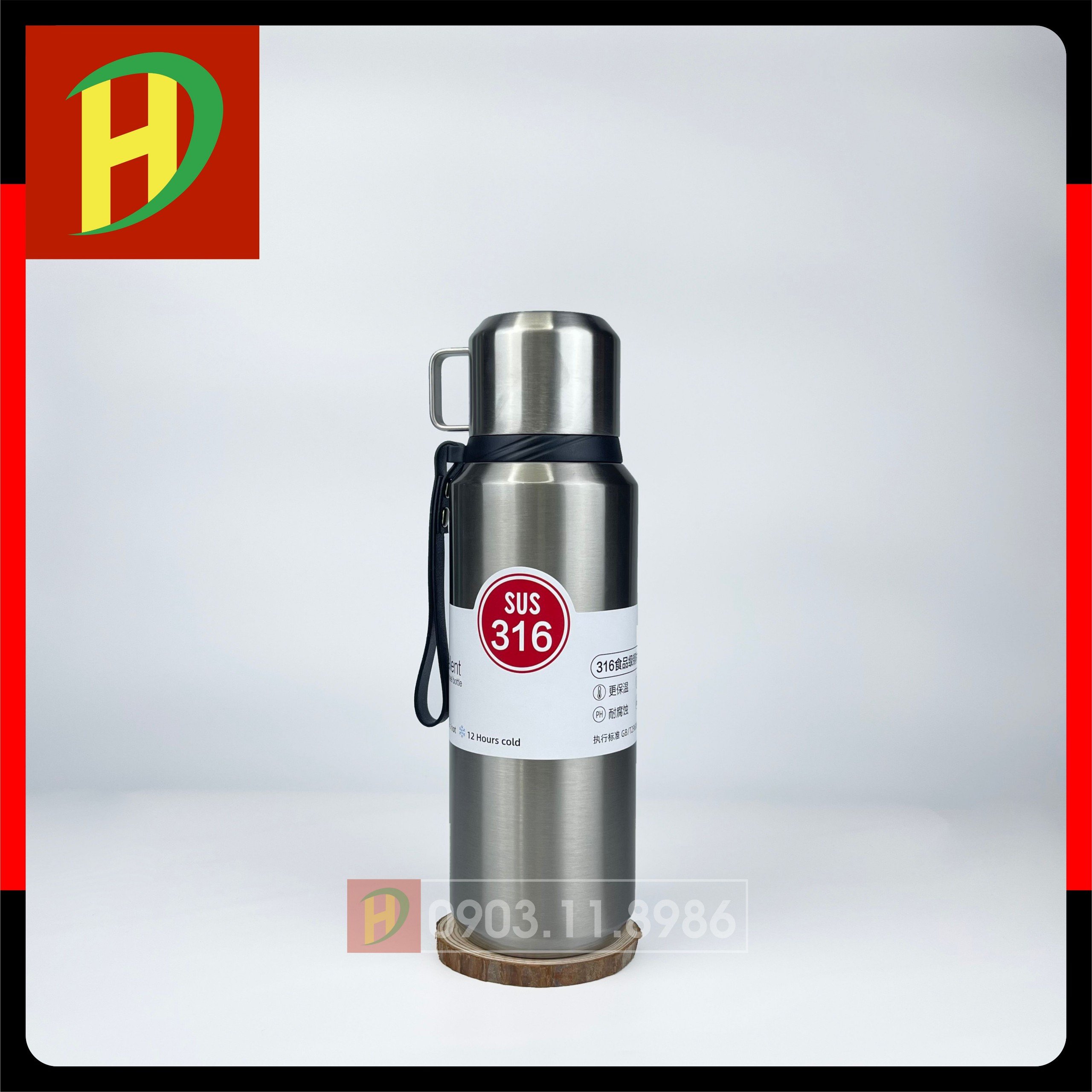 Bình giữ nhiệt inox 316 dung tích 1000ml, 1500ml nhiều màu có lõi lọc trà