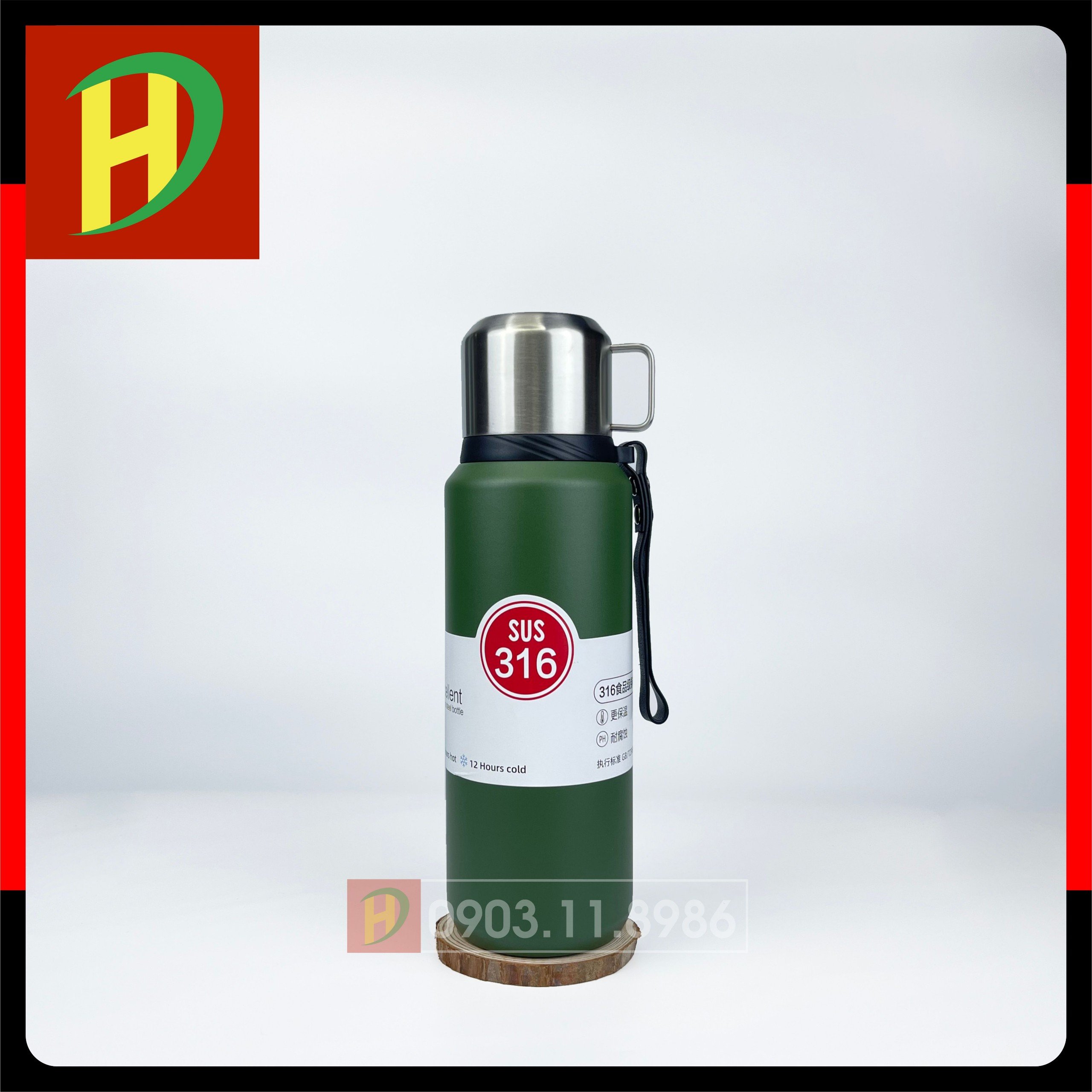 Bình giữ nhiệt inox 316 dung tích 1000ml, 1500ml nhiều màu có lõi lọc trà