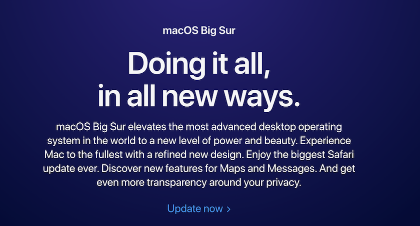 MacOs Big Sur là gì? MacOs Big Sur có gì mới