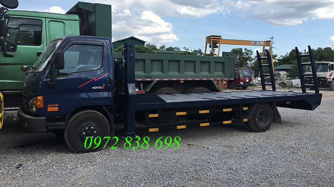 xe nâng đầu chở máy công trình hyundai hd120sl