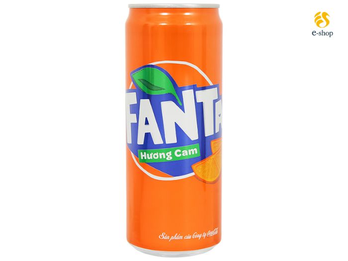 Thùng 12 lon nước ngọt Fanta hương cam 320ml