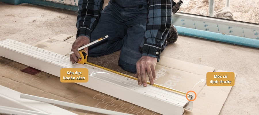 Cách sử dụng thước dây cuộn