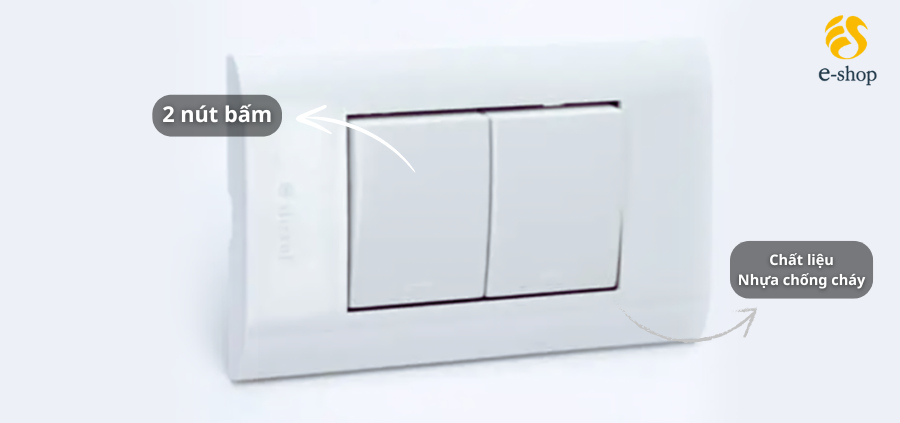 Công tắc điện đôi Dosel Hàn Quốc