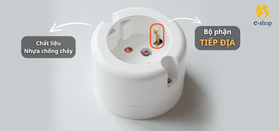 Ổ cắm điện đơn nổi Dosel Hàn Quốc