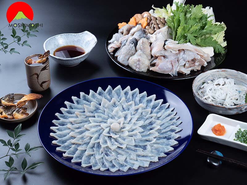 Cách ăn sashimi thịt cá nóc Nhật Bản
